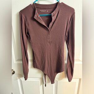 Abercrombie & Fitch women's long sleeve bodysuit